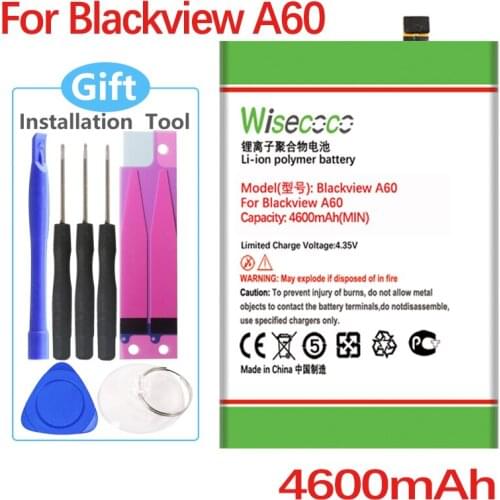 Wisecoco Battery For Blackview a60 CellPhone In Stock High Quality +Tracking number