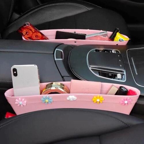 Car Accessories Interior Car Storage Box Seat Gap Car Organizer Mobile Phone Card Sundries Pocket Car Gadget Cup Drink Holder