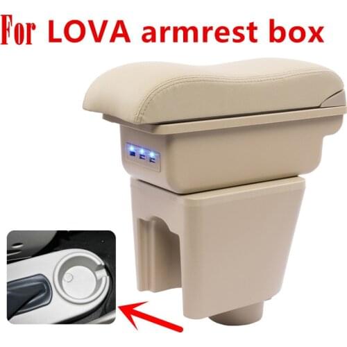 For Aveo T200 T250 T255 2002-2011Leather Center Console Storage Box Armrest Cup Arm Rest 2008 2009 2010