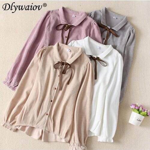 Dlywaiov Women's Corduroy Shirts