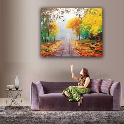 Home decor simulation oil painting on the canvas print landscape pictures DM16091521