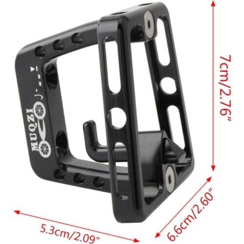 Aluminum Alloy Bicycle Front Carrier Block Bag Bracket Rack Holder Mount for Brompton Folding Cycling Bike Accessories