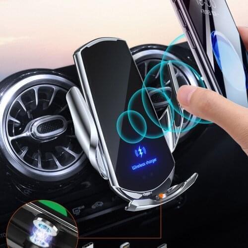 Magnetic Charging Car Phone Holder for Xiaomi Mi 10 Lite 10T Redmi Note 7 pro Black Shark 3 Qi Wireless Charger Air Vent Stand