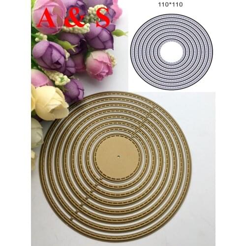 Q43 METAL CUTTING DIES Round Scrapbook card invitation paper craft party decor embossing stencil cutter