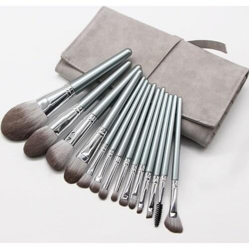 14 PCS Makeup Brushes Set Eye Shadow Brush Foundation Brush Concealer brush High Quality Skin-friendly Portable Makeup Tools