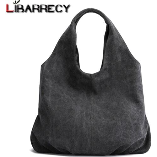 Casual Large Women Tote Bag Pleated Canvas Female Handbag Gray All-match Travel Large Capacity Shoulder Bag Ladies Sac a Main