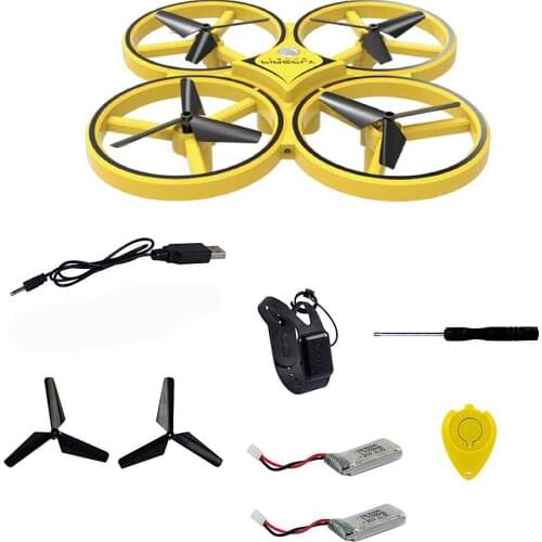 RC Drone Watch Gesture Flying ball Helicopter Hand Infrared Electronic Quadcopter Interactive Induction Kids toys
