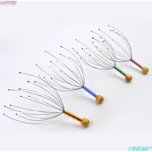 Head Relax Massager Healing Neck Claw Massage Anti-stress Pain Relief Octopus Scalp Relax Spa Headache Stimulate Blood Circulate