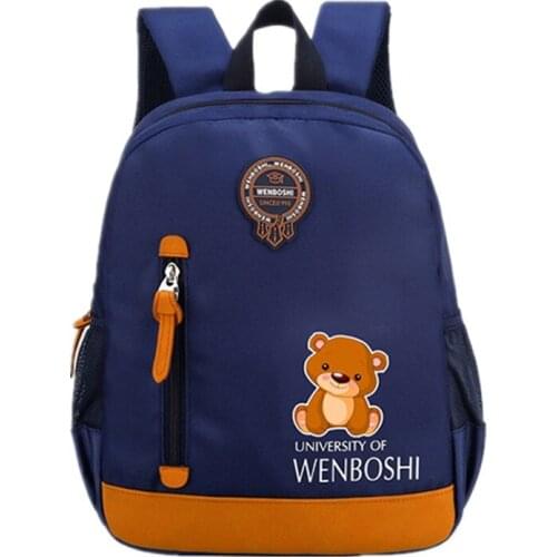 Creative Cartoon Bear plane Toddler backpack Anti-lost kindergarten backpacks school bag for Baby boys girls Nursery Backpack