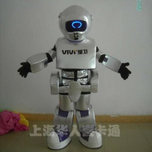 Happy Carnival Mascot Halloween Smart Robot Cosplay Performance Costume Adult Use Birthday Advertising Parade Set