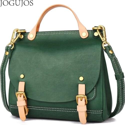 JOJUJOS Genuine Leather Crossbody Bags Womens Shoulder Bag Female Luxury Handbags TotesLadies Fashion Multifunctional Backpack
