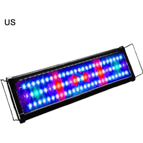 LED Aquarium Light Multi-Color Full Spectrum 30cm Super Slim Fish Tank Aquatic Plant Marine Grow Lighting Lamp EU/US Plug