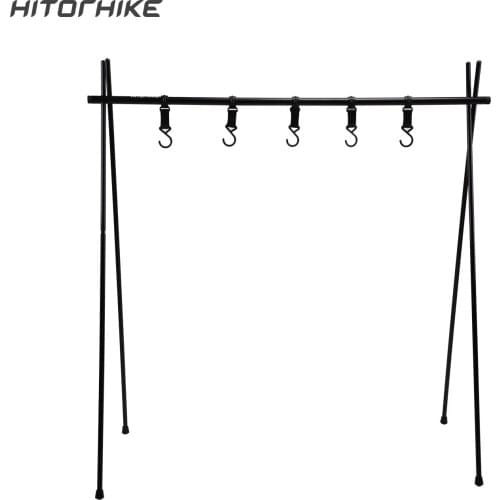 8kg Ultralight Hanging Rack Aluminum Alloy Tableware Cookware Rack Outdoor Camping Shelf Clothes Storage Hanger Triangle Rack