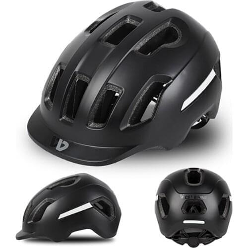 Mountain Bike Helmet with Sun Visor Ultralight Adjustable MTB Cycling Bicycle Helmet Men Women Sports Outdoor Safety Helmet