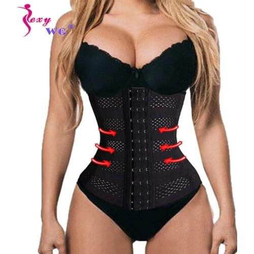 SEXYWG Slim Waist Trainer Back Support Belt Women Slimming Body Shaper Plus Size Sport Top Postpartum Strap Girdle Corset XS-4XL