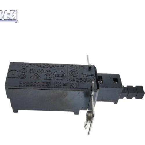 10PCS New Original ESB92S Power Switch TV-5 5A250VAC Button Button Self-Locking 4A /128A250V
