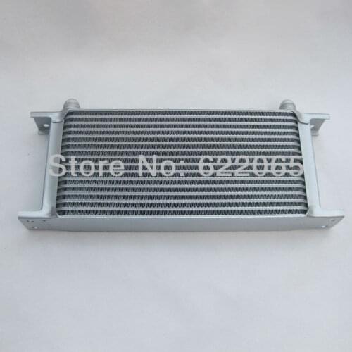 16 row silver mocal oil cooler oil radiator modified car oil cooler (in/out AN8)