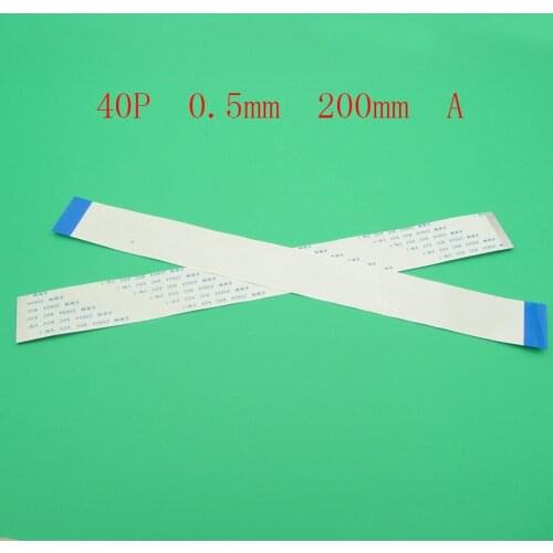 3pcs/lot New Type A 20cm 200mm FFC FPC 40pin 0.5 pitch Flat Ribbon Flex Cable 40 pins 20624 AWM 80C VW-1 60V Power Button