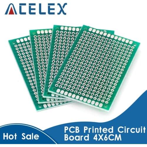 5pcs 4x6cm Double Side Prototype PCB Universal Printed Circuit Board