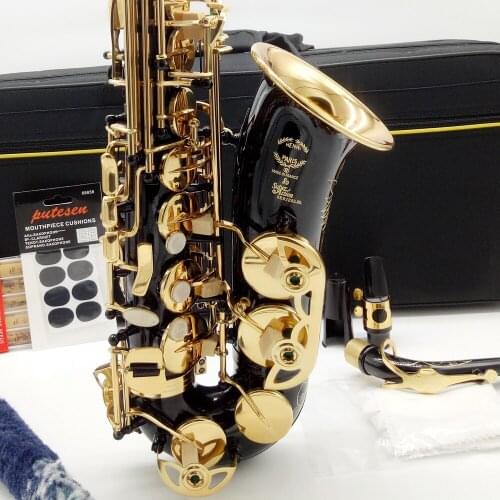 Brand New MFC Alto Saxophone 52JBL Black Lacquer Gold Keys E-flat Alto Sax 52JBL With Case Mouthpiece Reeds Neck
