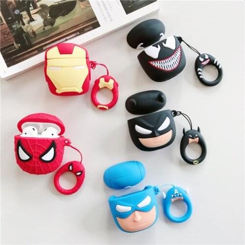 Disney Superheroes for Airpods Pro 1/2/3 Cover Protective Earphone Cases Headphones Funda Protective For Airpods Co Unisex