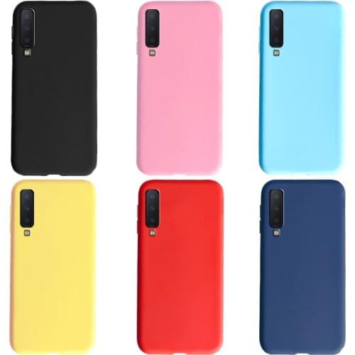 For Cover Samsung Galaxy A7 2018 Case Ultra-thin Soft Protective Back Cases for Coque Samsung A7 2018 A750 Silicone Phone Case