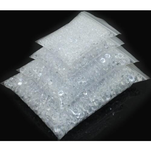 1000Pcs/Pack Clear Acrylic Diamond Scatters Table Confetti Beads Wedding Decoration Party Event Supplies новый год 2021 Decor