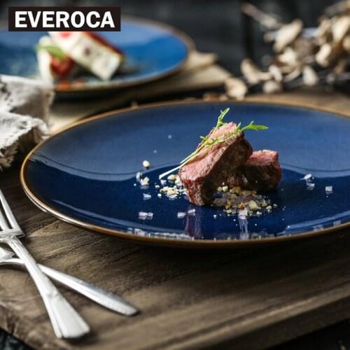 Ceramic Creative Straw Hat Plate Salad Bowl Ceramic Western Steak Plate Thick Soup Plate Fruit Tray Dish Practical Plate