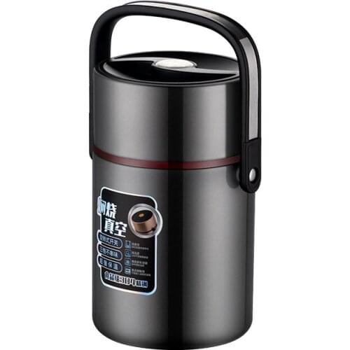 24H Heat preservation lunch box Food storage containers bento box Lunch box Thermo jug 304 Stainless steel Portable Lunch boxes