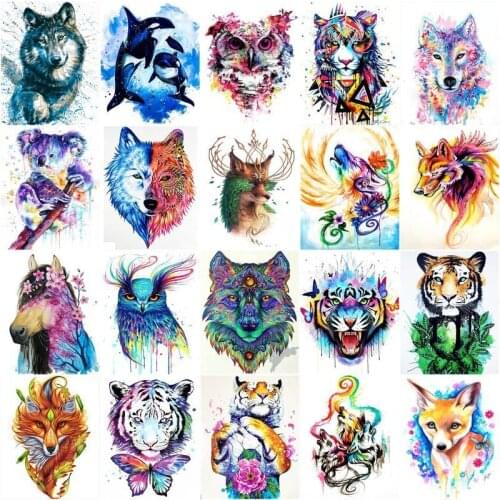 CHENISTORY 40x50cm Pictures By Numbers Tiger Horse Animals Diy Hand Painted Painting By Numbers Gift Home Decoration Wall Art