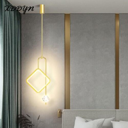 Gold Lustre Led Chandelier For Living room Bedroom Dining room Bedside Light Home Decorate Pendant Chandeliers Lamp Fixtures