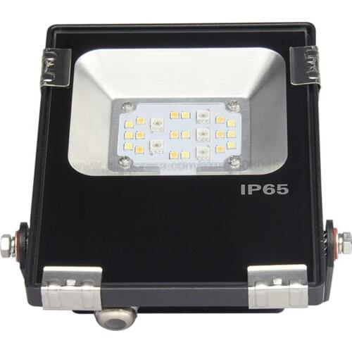 MiLight 10W RGB+CCT LED Floodlight AC120V-220V IP65 Waterproof Outdoor LED Lighting FUTT05 WiFi Compatible 2.4G Wireless Remote