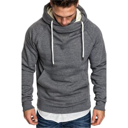 New Men solid Sweatshirt Long Sleeve hoodies Autumn Spring Casual Hoodies Top Boy Blouse Tracksuits Sweatshirts Hoodies Men H007