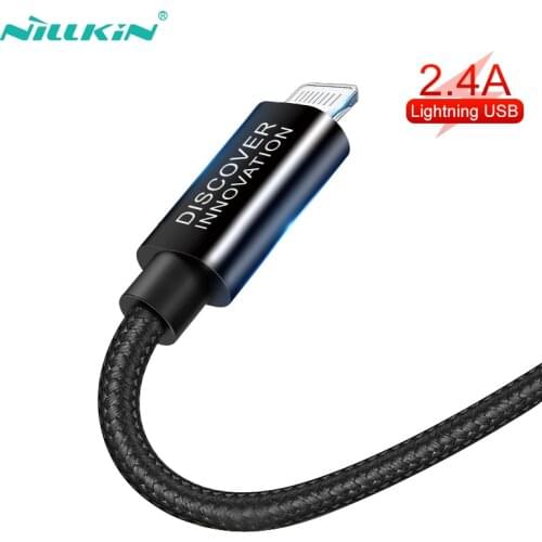 USB Cable Fast Charging NILLKIN For iPad iPhone 7 6 8 Plus 5s 5 Mobile Phone Cables For iPhone Xr X Xs Max USB Data Cable Cord