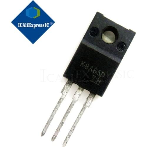 10PCS K8A65D TK8A65D 650V 8A 45W LCD MOS FET TO-220F 100% new original quality assurance In Stock