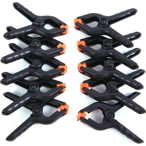 2/3.5/4/6 Inch Spring Clamps DIY Woodworking Tools Plastic Nylon Clamps for Woodworking Spring Clip Photo Studio Background
