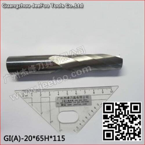 20*65H*115L Carbide CNC Router Bits Single Flute Tools,One flute spiral bits (A) A series