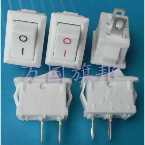 3A 250VAC 15*10mm 3P rockey switch ship / switch white