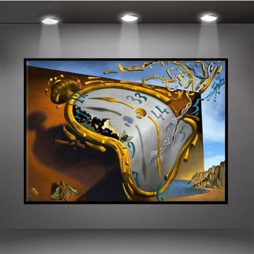 5D DIY Diamond embroidery Salvador Dali Clock diamond painting Cross Stitch full square Rhinestone mosaic art decoration gift