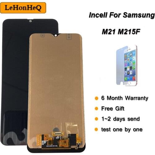 6.4'' Incell Lcd For Samsung Galaxy M21 M215 Lcd Display Touch Screen Digitizer Assesmbly For Samsung M215 M215F