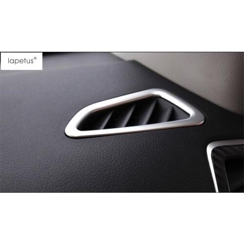 Lapetus Accessories For Hyundai Tucson 2016 - 2018 Matte Front Head Side Air Conditioning AC Outlet Vent Molding Cover Kit Trim