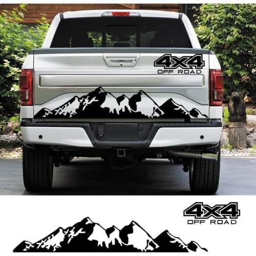 Car Sticker 4X4 Off Road Graphic Decal For Ford Ranger Raptor Pickup Isuzu Dma Nissan NAVARA Toyota Hilux Accessories