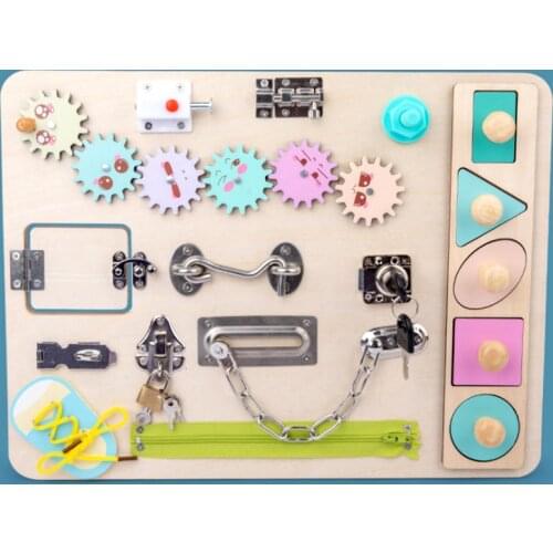 Children Cognitive Training Montessori Teaching Busy Version Toys Kid Shoelaces Fine Movement Exercise Unlocked Toys