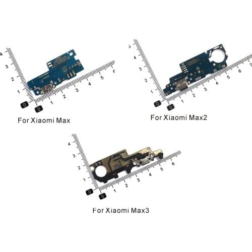 USB Charging Dock Port Socket Jack Connector Charge Board Flex Cable For Xiaomi Max 2 3 Max2 Max3 With Microphone