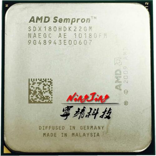 AMD Sempron X2 180 2.4 GHz Dual-Core CPU Processor SDX180HDK22GM Socket AM3