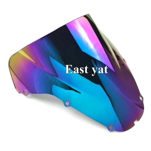 Motorcycle Double Bubble Windshield Wind Screen For Honda CBR900 RR CBR929 RR 2000 2001 CBR 929 RR CBR 900 RR 00 01 Black