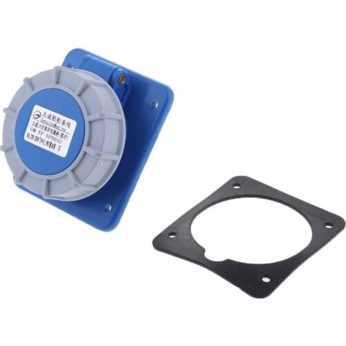 16A 220-250V Shore Power Socket Electrical Plug & Gasket For Boat Car Truck