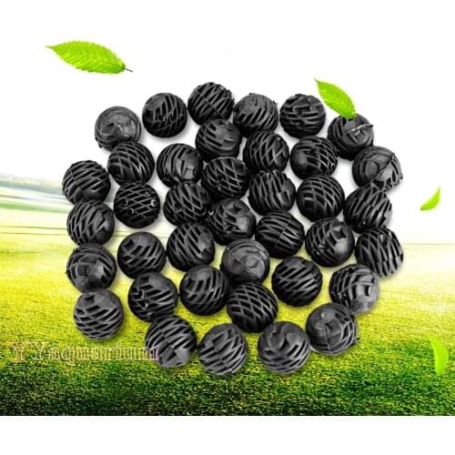 German Design 36 MM Aquarium Black Bio Balls Fish tank Filter material for culturing Nitrifier Bacteria