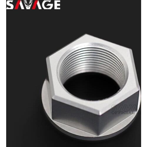 Rear Wheel Axle Flange Nut For 1290 SUPER ADVENTURE 1190 1090 1050 990 950 ADV 1190 RC8/R Motorcycle CNC Spindle Screw