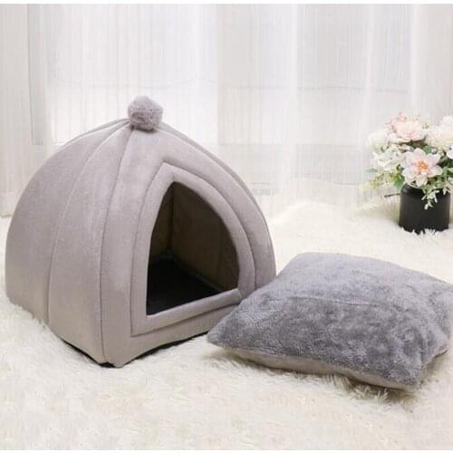 Deep Sleep Comfort In Winter Cat Bed Little Mat Basket For Cat House Products Pets Tent Cozy Cage Beds Indoor House New Design